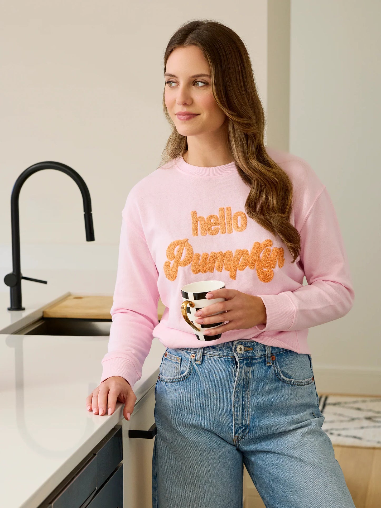 "Hello Pumpkin" Classic Sweatshirt