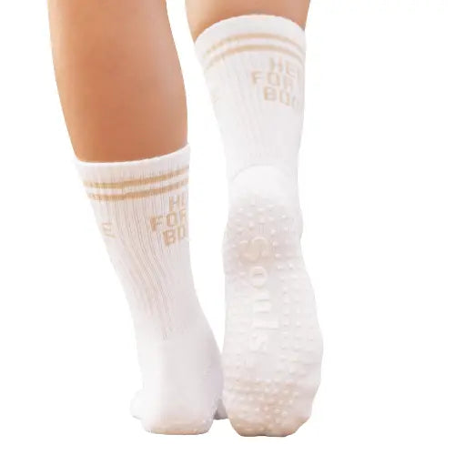 Souls. Here For the Booty Grip Socks For Pilates, Yoga, Barre