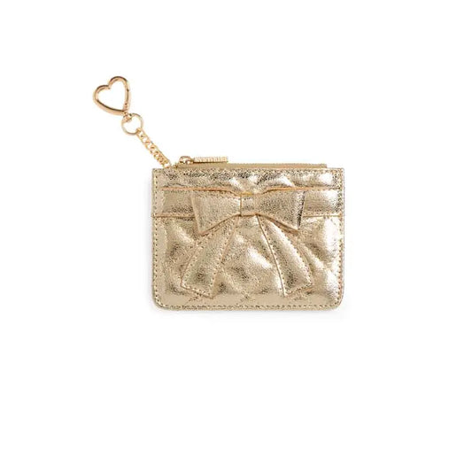 Shiraleah Quilted Bow Card Case