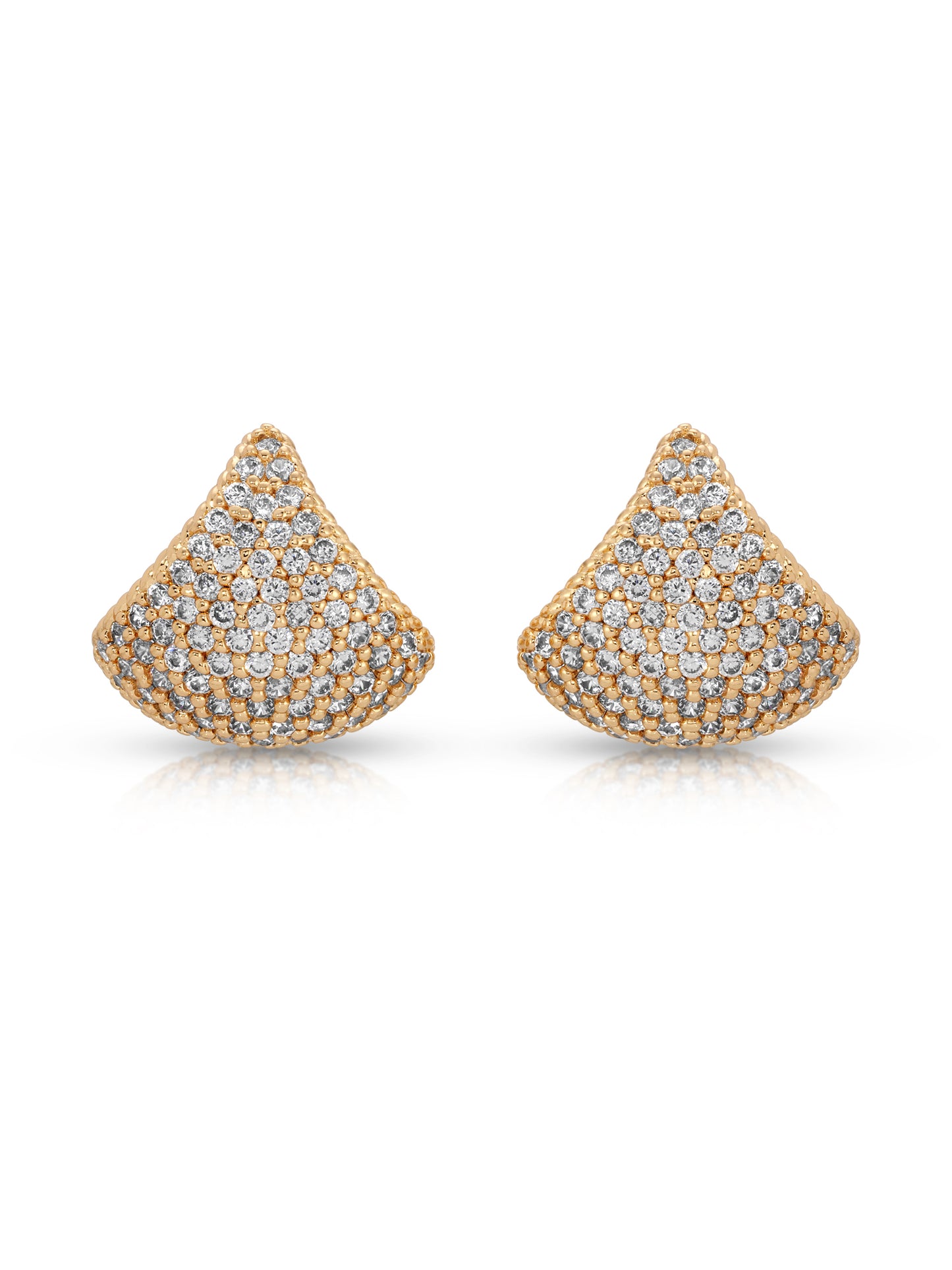 Pavé Encrusted Huggie Hoops