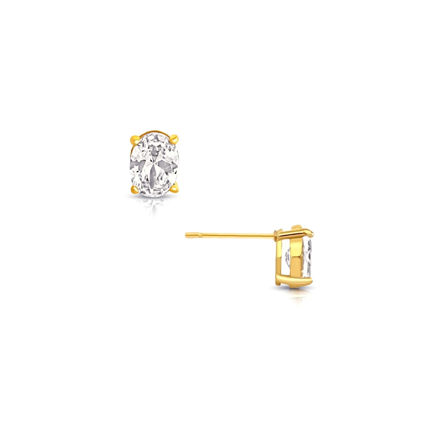 Mylah Oval Stud Earring