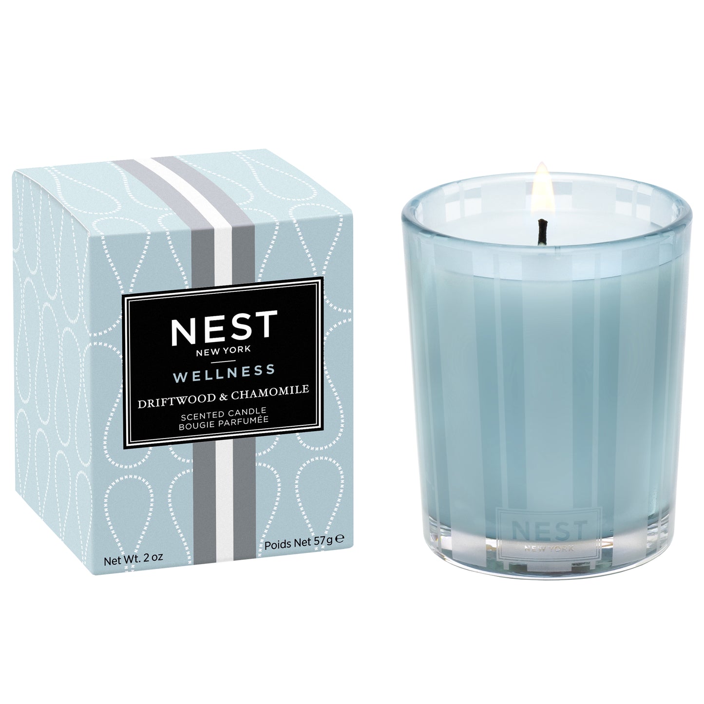 Driftwood & Chamomile Votive Candle