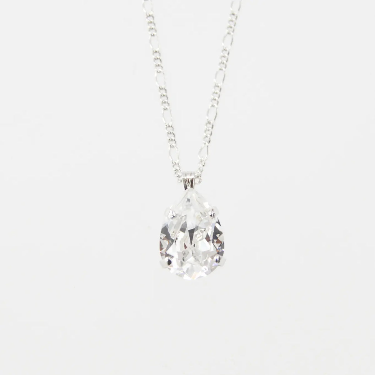 Crystal Pear Necklace