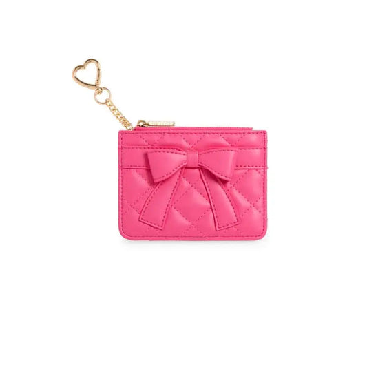 Quilted Bow Card Case