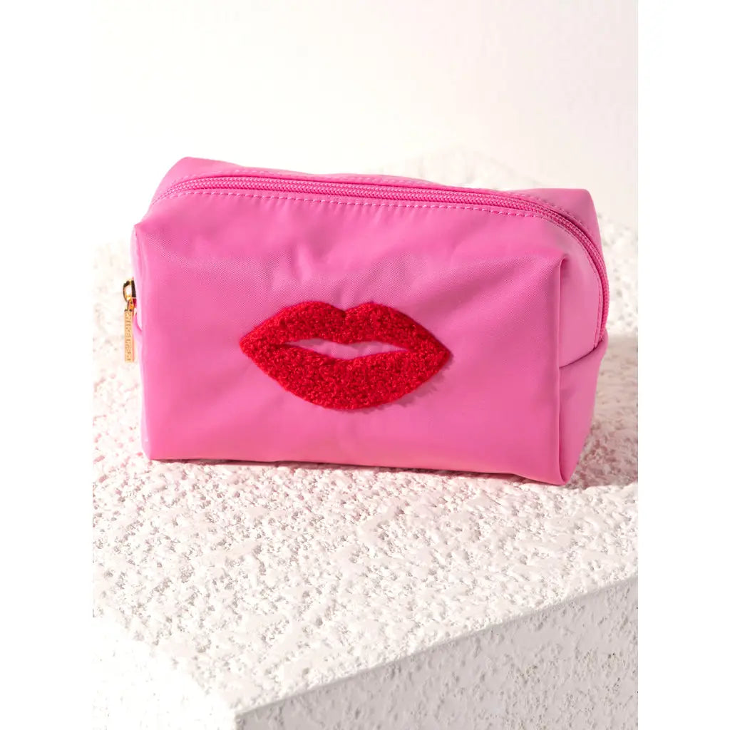 Shiraleah Cara Lips Cosmetic Pouch