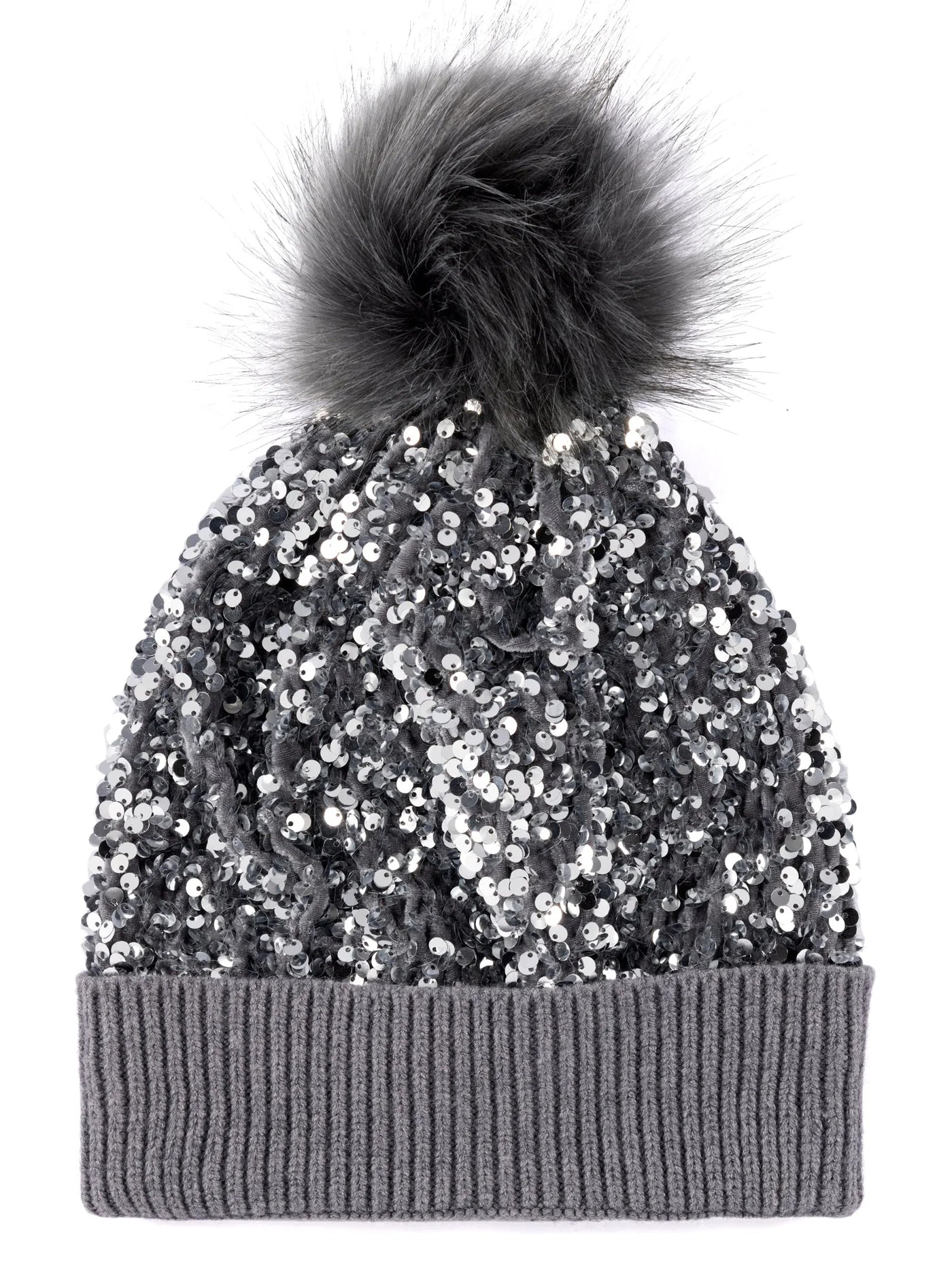 Silver Sequin Hat