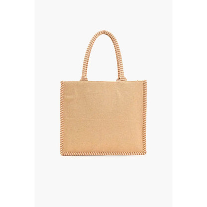 Palm Dunes Embellished Handbag