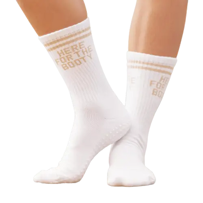 Souls. Here For the Booty Grip Socks For Pilates, Yoga, Barre