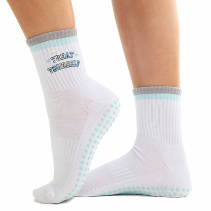 Souls. Treat Yourself Grip Socks For Pilates, Yoga, Barre