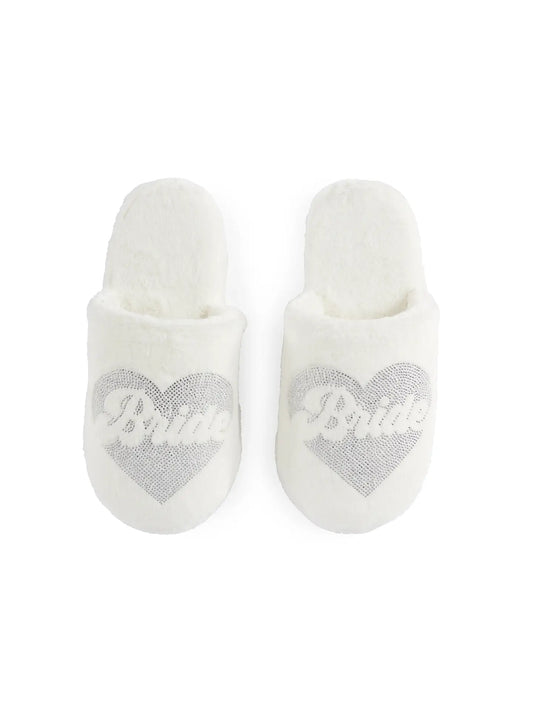 Bride Heart Slippers