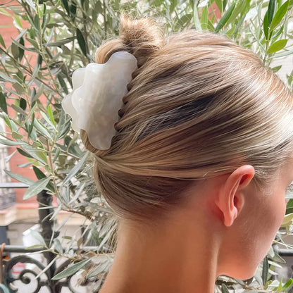 Eco-Friendly White Cloud Claw Clip