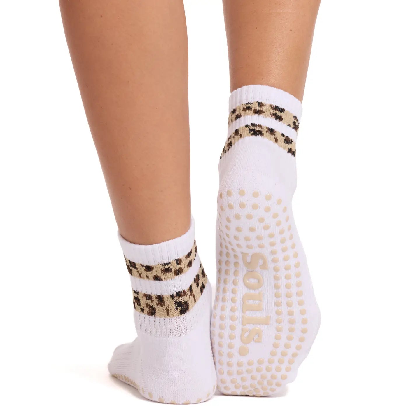 Souls. Cheetah Grip Socks for Yoga, Pilates & Barre