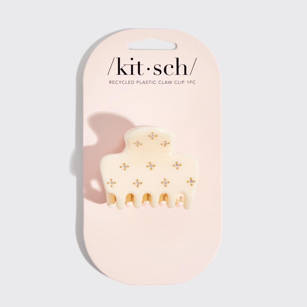 Kitsch Recycled Plastic Rhinestone Medium Puffy Claw Clip