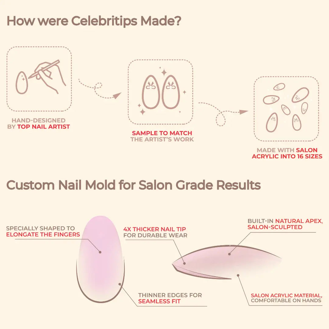 Classic French Glaze Press on Nails