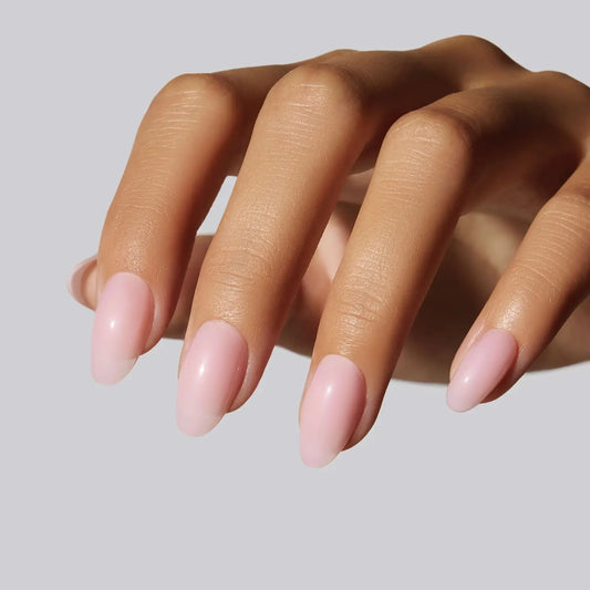 Clean Pink (Short Round) Nails