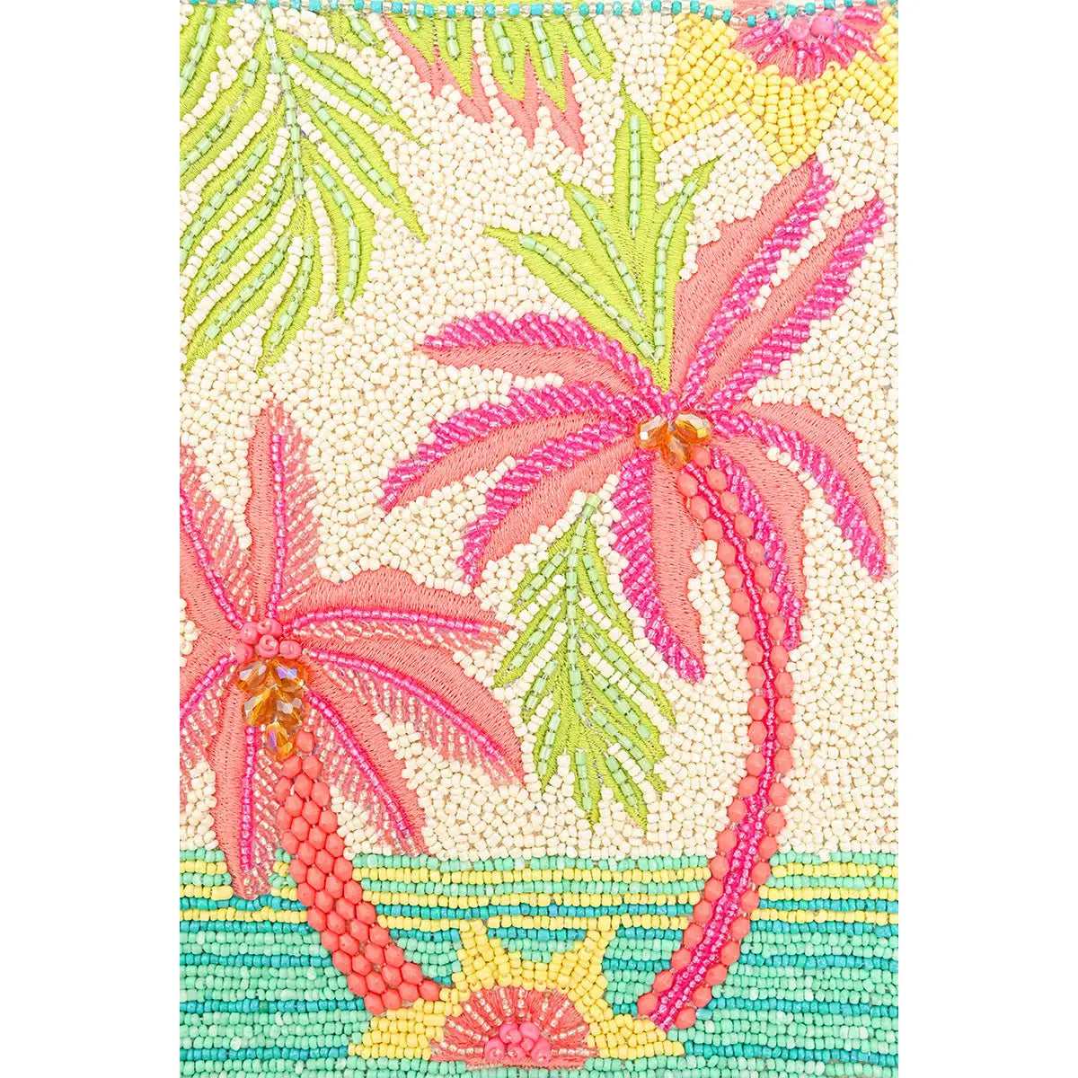 Palms Away Embellished Tote