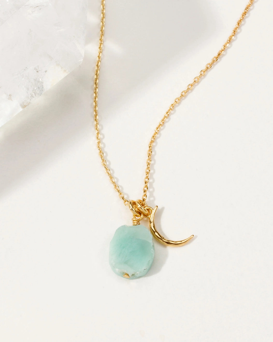 Celestial Being Necklace - Larimar