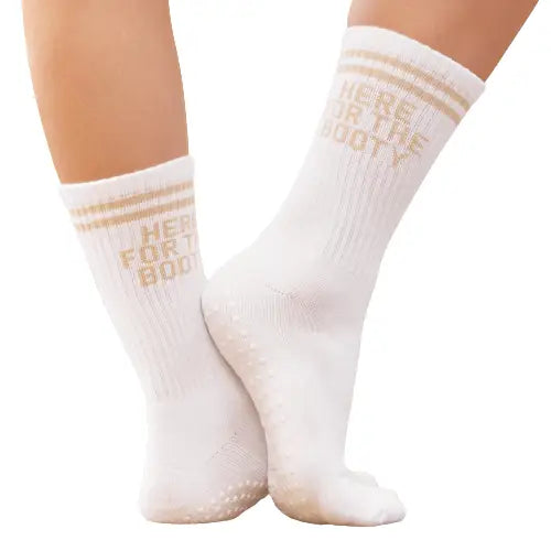 Souls. Here For the Booty Grip Socks For Pilates, Yoga, Barre