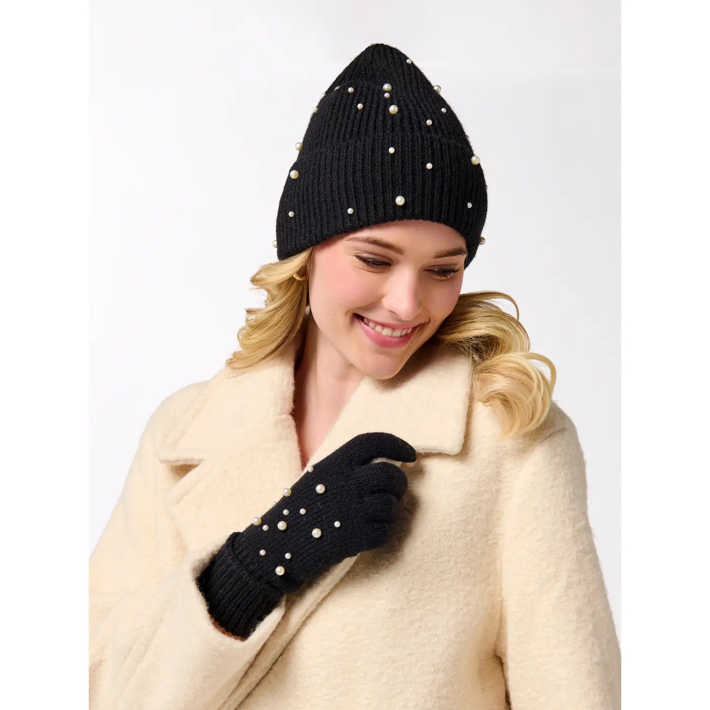Perla Beanie & Touchscreen Gloves Gift Set