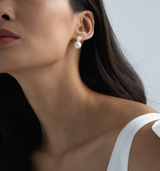 Jennifer Behr Iris Pearl Earrings