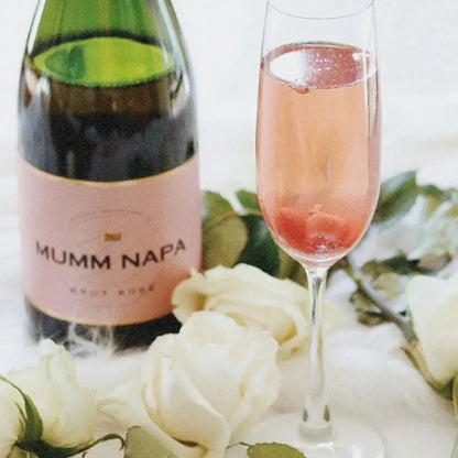 Champagne Bellini Mixer Trio, Strawberry & Raspberry