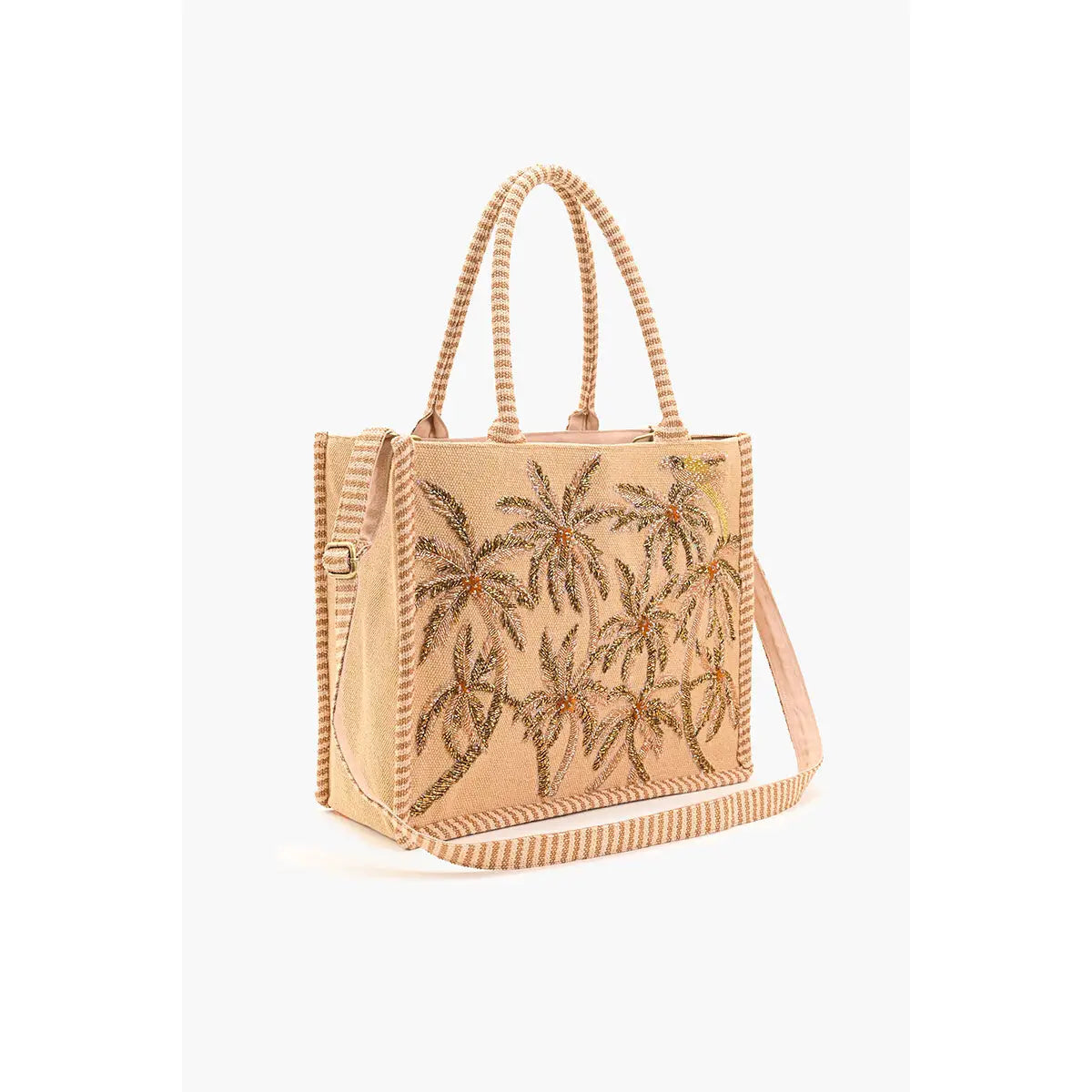 Palm Dunes Embellished Handbag