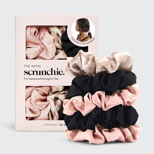 KITSCH Satin Scrunchies 5pc