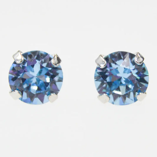 Aquamarine Stud Earrings | Katora