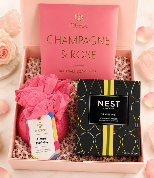 Bath Bomb, Bath Salt Soak and NEST Grapefruit Candle