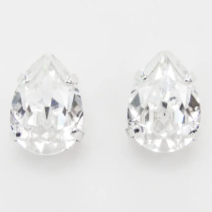 Crystal Pear Earrings