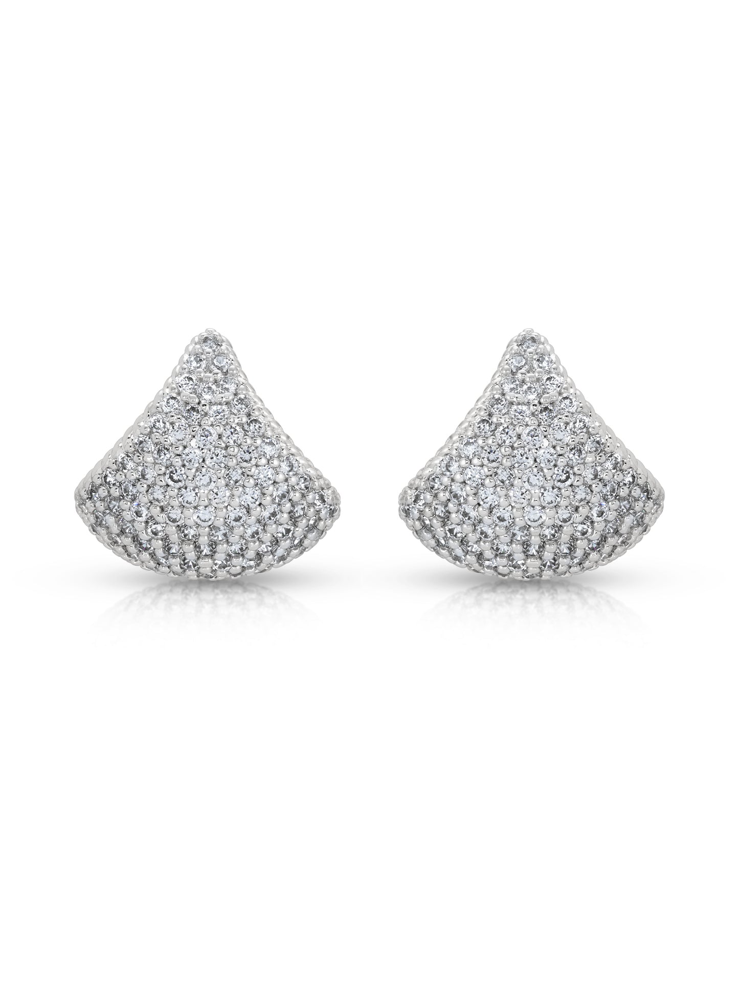 Pavé Encrusted Huggie Hoops