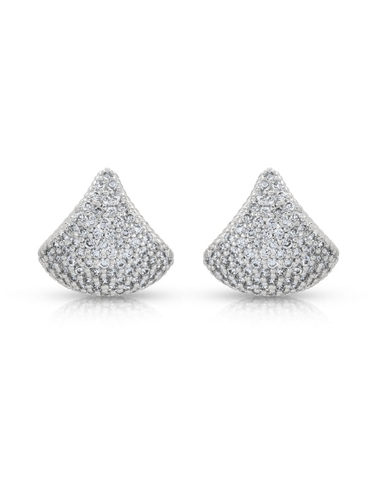 Pavé Encrusted Huggie Hoops