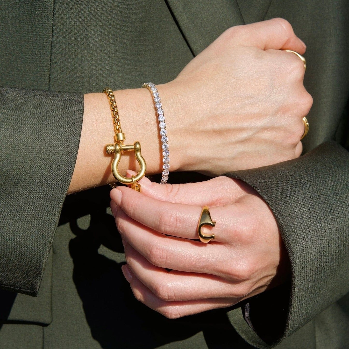 Ezra Tennis Bracelet