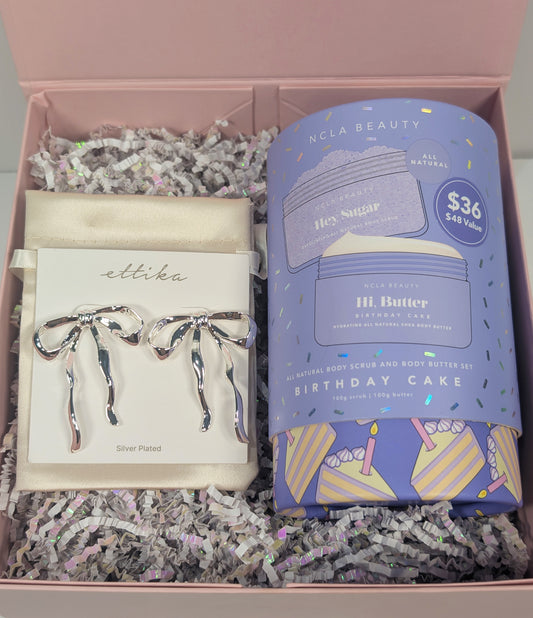 Birthday Cake & Bows Gift Box