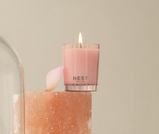 Himalayan Salt & Rosewater Votive Candle 2 oz