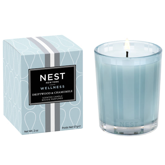 Driftwood & Chamomile Votive Candle