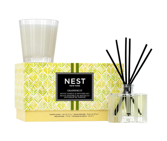 Grapefruit Petite Candle & Diffuser Set