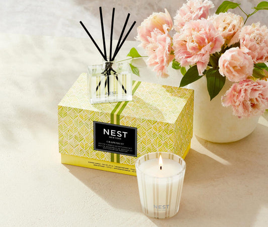 Grapefruit Petite Candle & Diffuser Set
