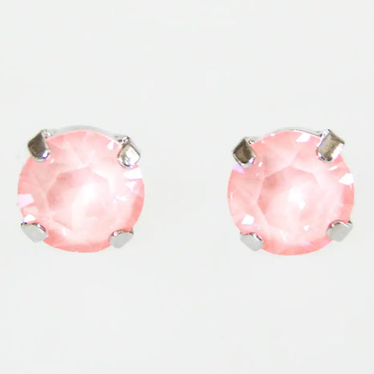 Narragansett Peach Gold Plated Stud Earrings