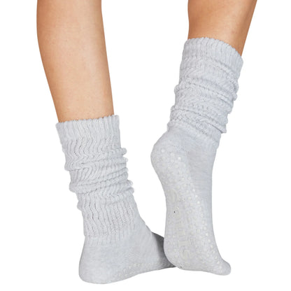 Grey Cloud Grip Socks For Pilates, Yoga, Barre