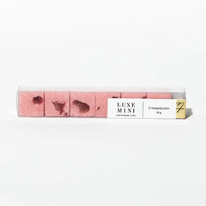 Strawberry Champagne Sugar Cube Drink Mixer | Luxe Mixology Cube Mini