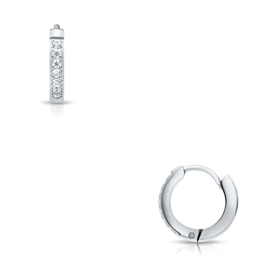 Tinsley Huggie Hoop Earring