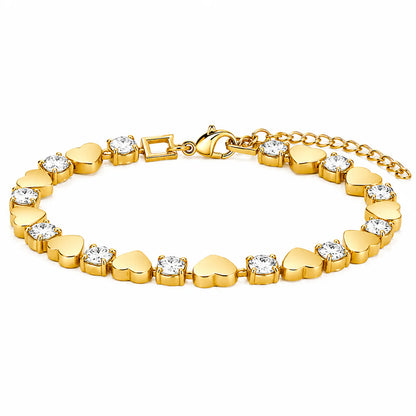 Jules Heart Chain Bracelet
