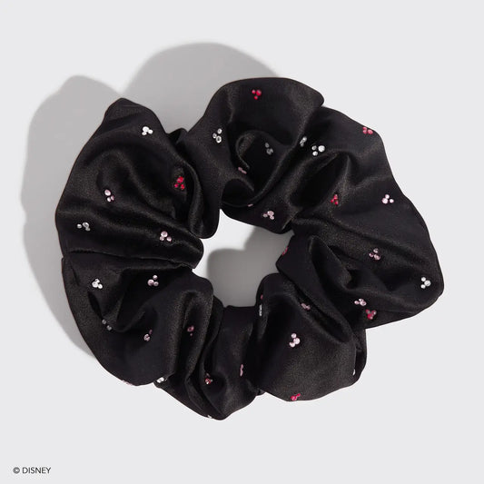 Kitsch x Disney Mickey & Minnie Satin Rhinestone Scrunchie