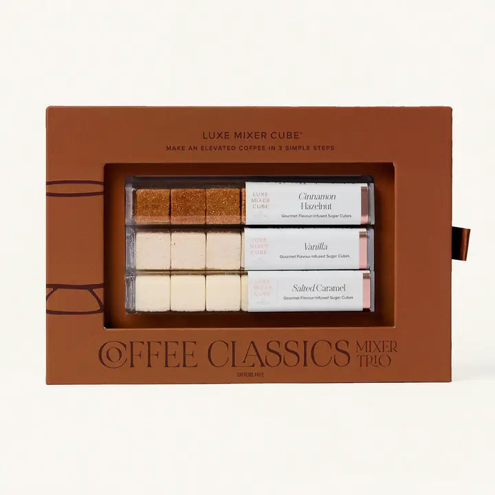 Coffee Classics Mixer Trio, Vanilla & Salted Caramel Cubes