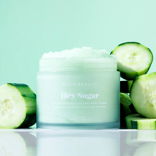 NCLA Beauty Hey, Sugar All Natural Body Scrub - Cucumber