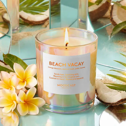 Beach Vacay - Coconut Wax Candle - 8 oz Glass Jar