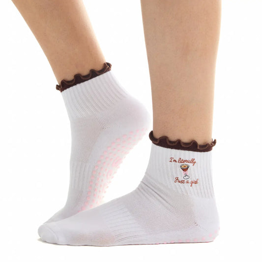Soul. Just a Girl Grip Socks for Yoga, Pilates & Barre