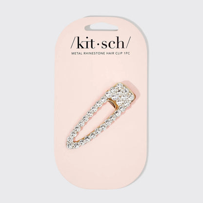 Metal Rhinestone Large Open Shape Hair Clip