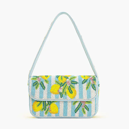 Limoncello Stripe Shoulder Bag